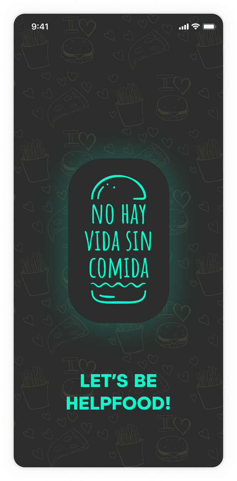 App screen — inicio