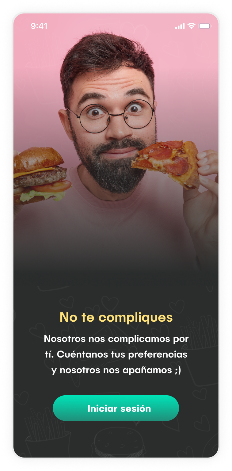 App screen — intro
