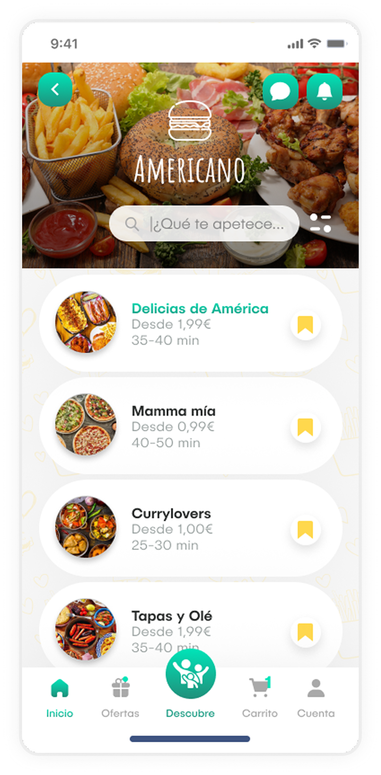 App screen — pedido confirmado